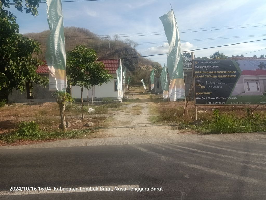 foto gerbang perumahan PRUMAHAN ALAM CITRINE RESIDENCE