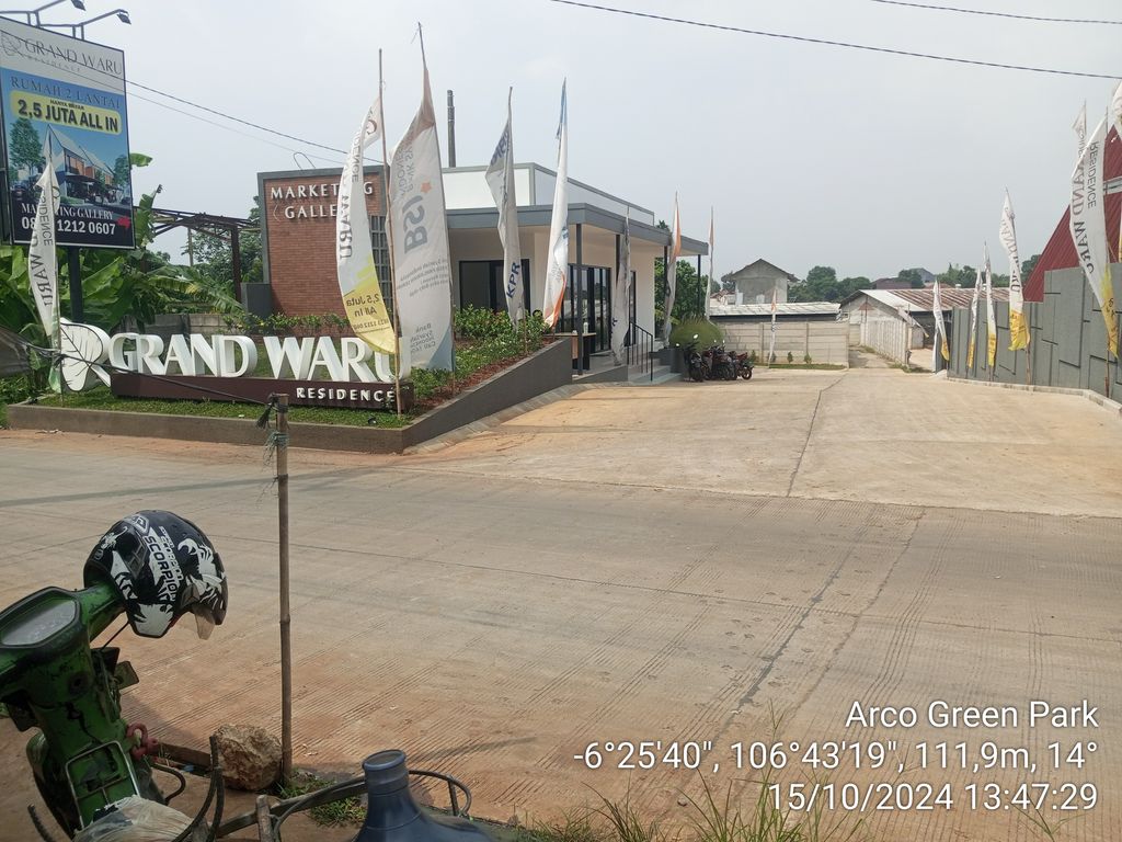 foto gerbang perumahan GRAND WARU RESIDENCE