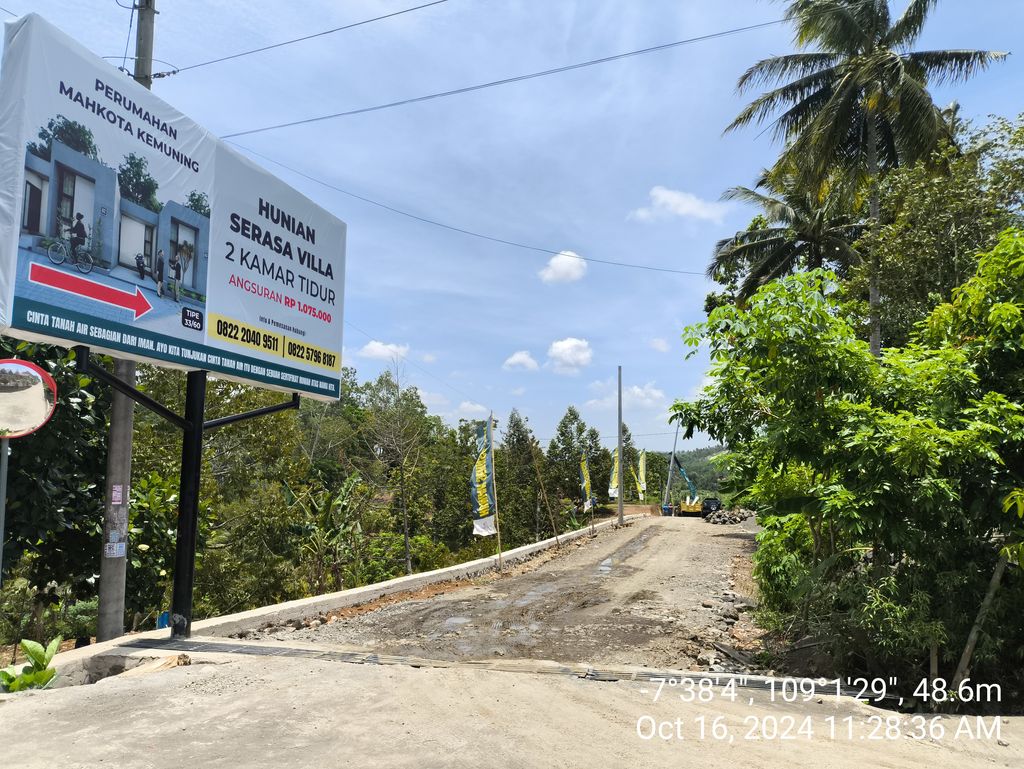foto gerbang perumahan MAHKOTA KEMUNING