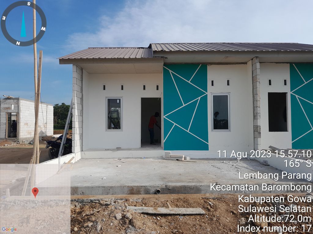 foto tampak rumah tipe 36-2 perumahan Jenetallasa Residence 3