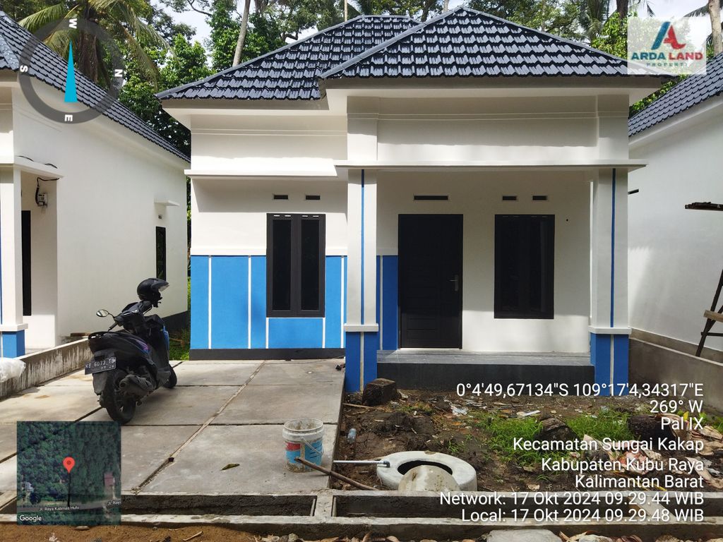 foto tampak rumah tipe 36 perumahan ARDA RESIDENCE 1 BLOK A