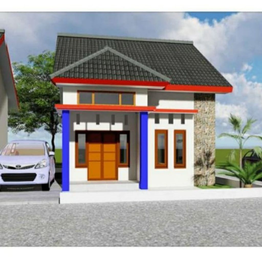 foto tampak rumah tipe 36 perumahan BUKIT RATA PERMAI