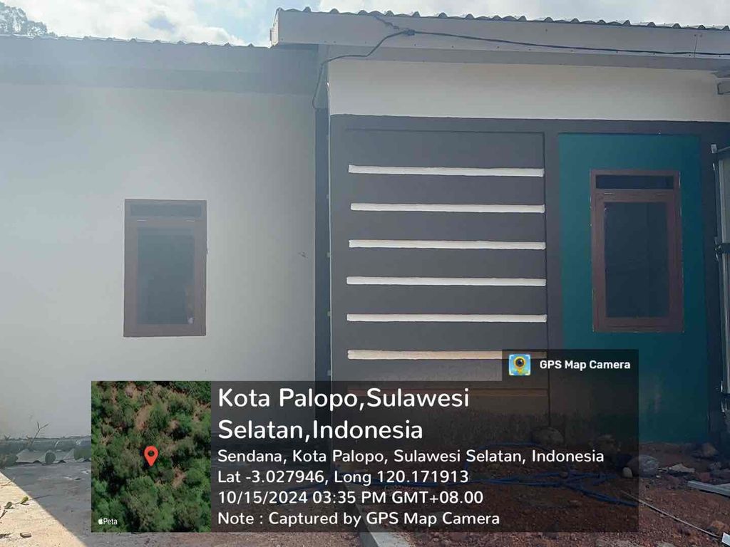 foto tampak rumah tipe 36 perumahan GRAHA PETA PERMAI I