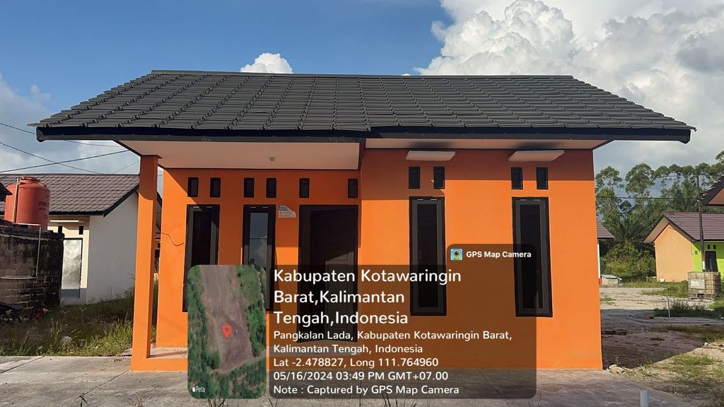 foto tampak rumah tipe 36/150 2024 perumahan GAUNG LADA REGENCY