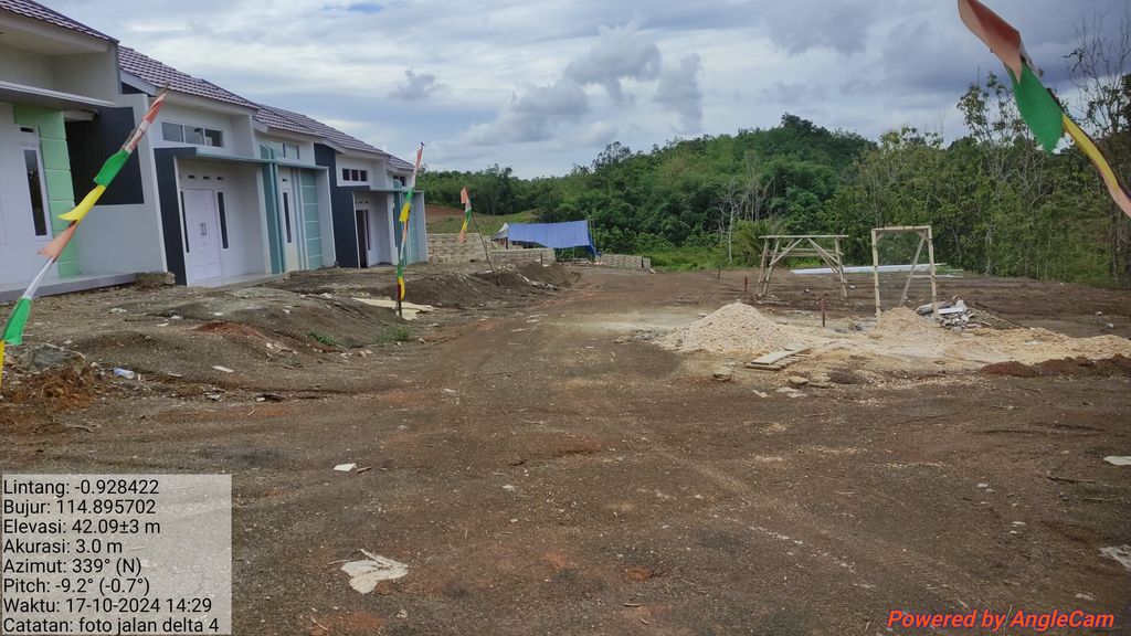 foto posisi tengah perumahan GRAND DELTA REGENCY 4