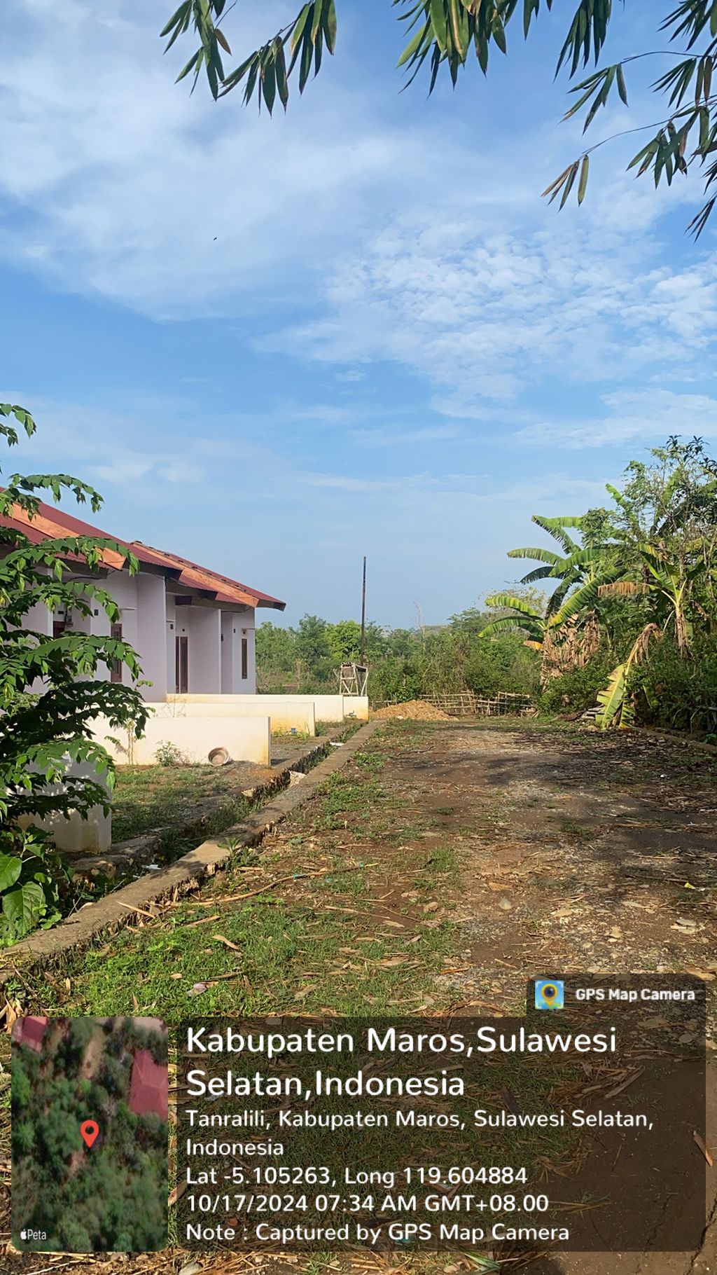 foto posisi tengah perumahan Telaga Carangki Residence
