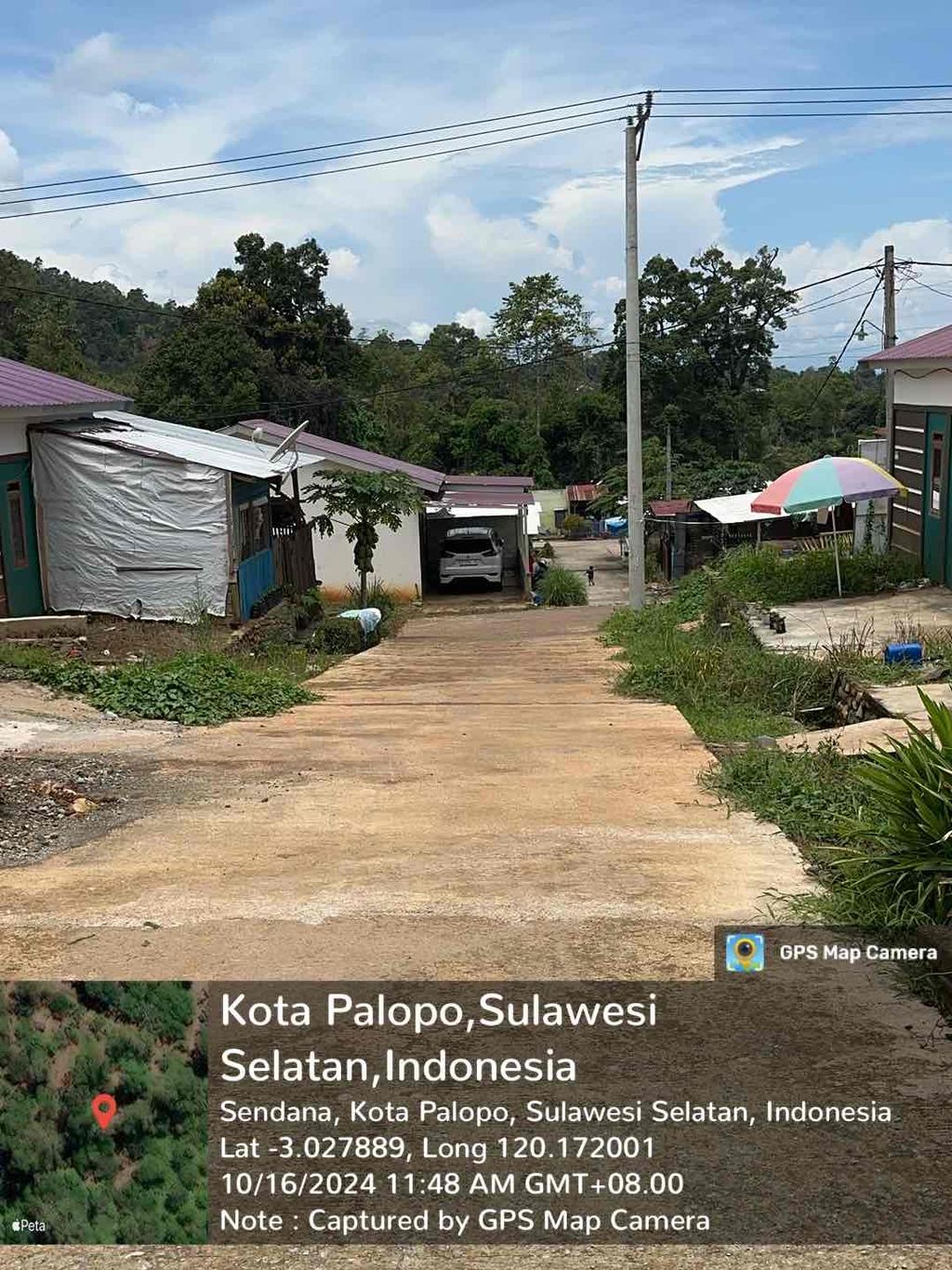 foto posisi tengah perumahan GRAHA PETA PERMAI I