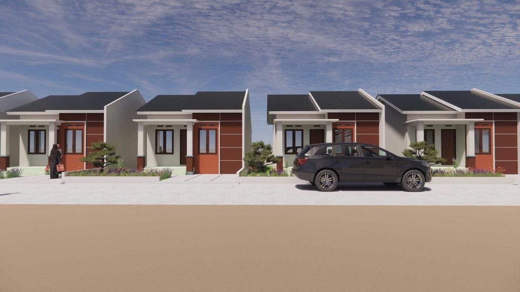 foto tampak rumah tipe 36 Subsidi perumahan Asra Residence 3