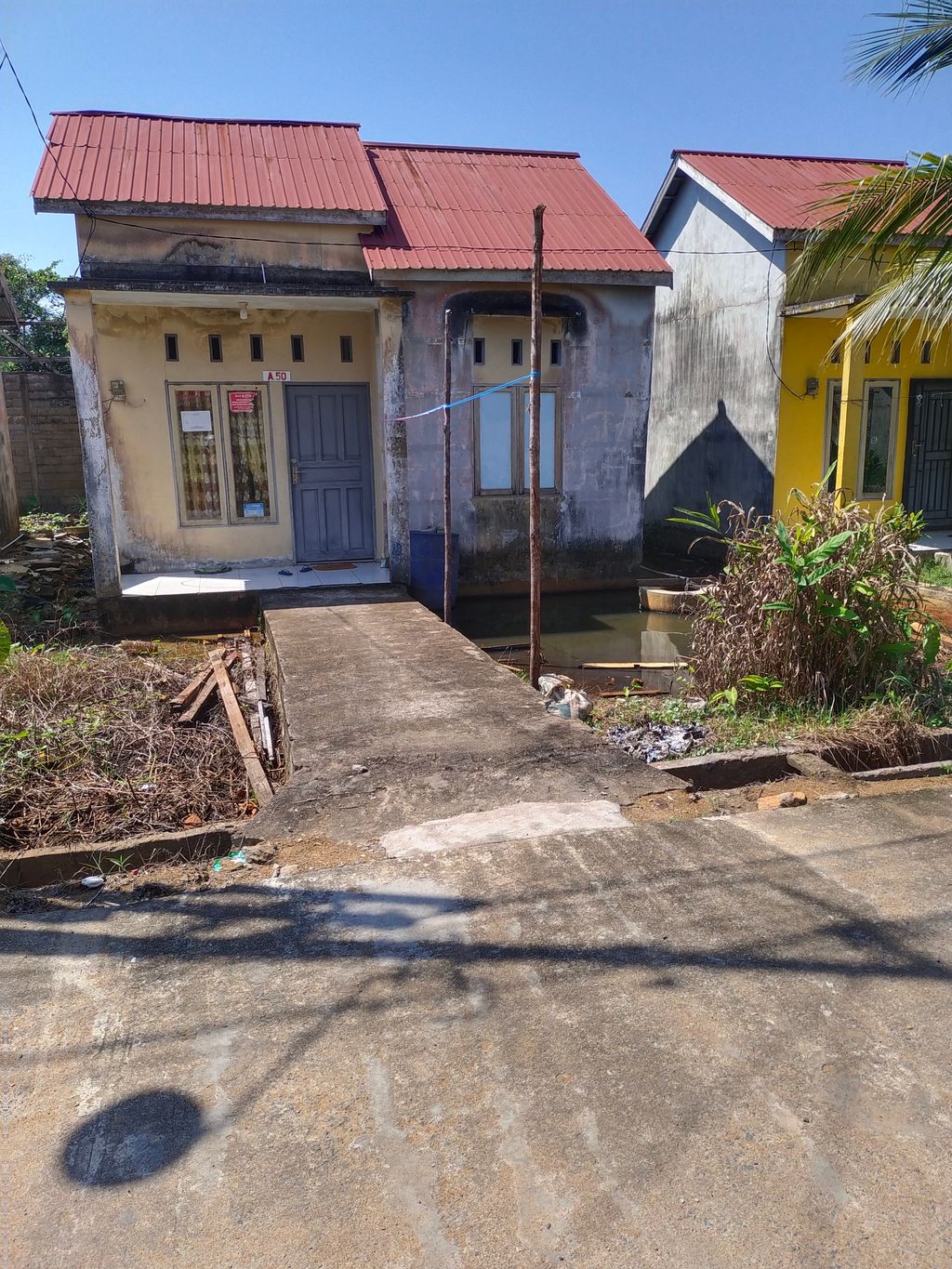 foto tampak rumah tipe 36 perumahan DARUSSALAM SEJAHTERA