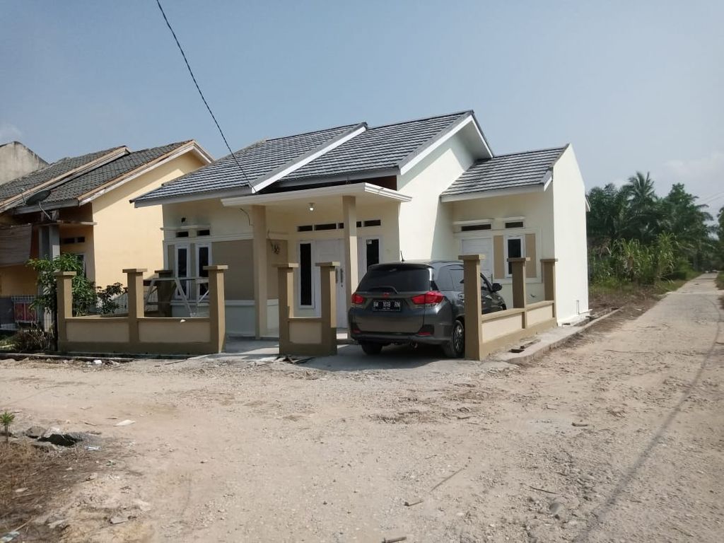 foto tampak rumah tipe 60 perumahan BAKAU INDAH