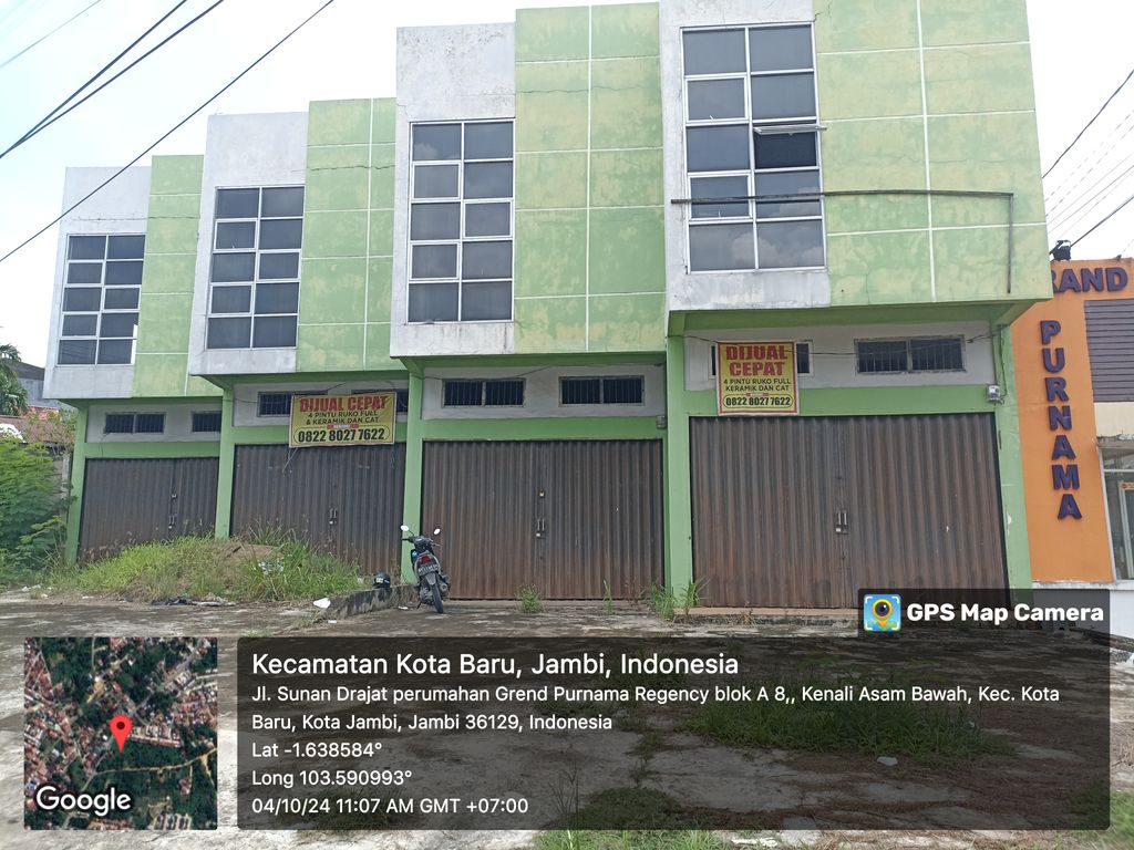 foto tampak rumah tipe RUKO 2 perumahan Grand Purnama Regency