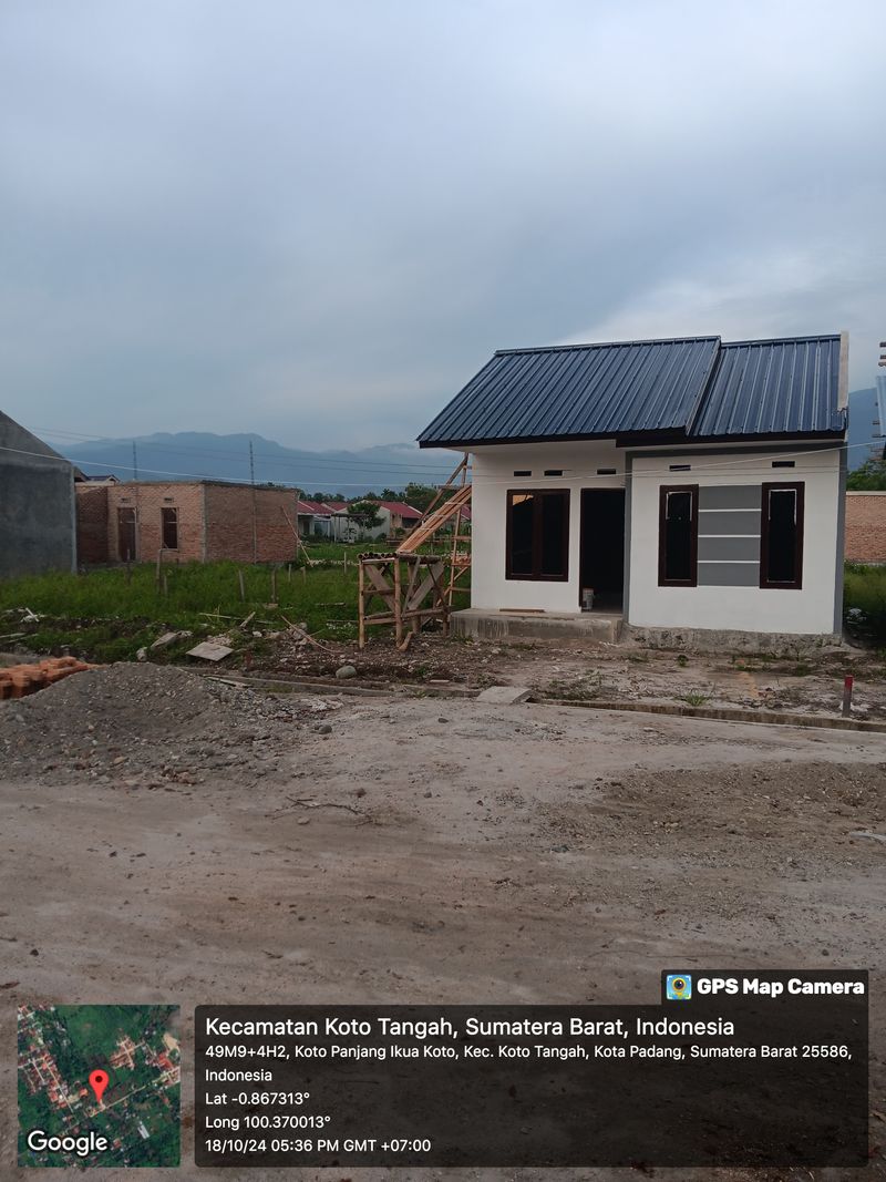 foto posisi tengah perumahan Asik Jaya Residence III