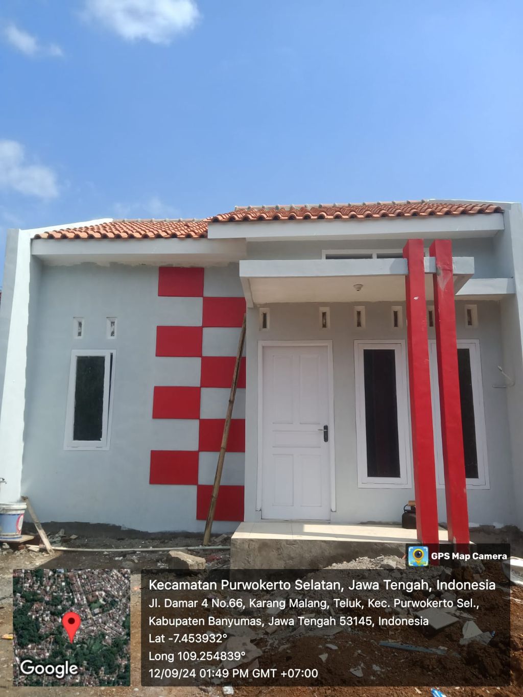 foto tampak rumah tipe 36 perumahan Perumahan Karang Nanas Permai