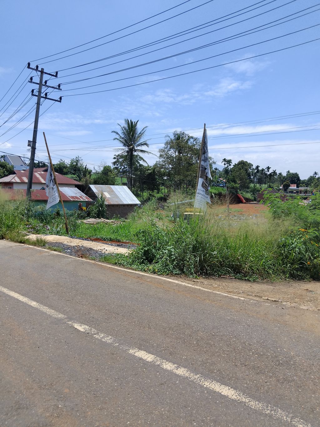 foto gerbang perumahan SABA LAND