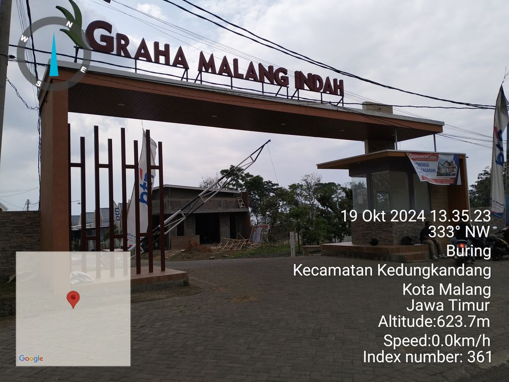 foto gerbang perumahan GRAHA MALANG INDAH PENGEMBANGAN