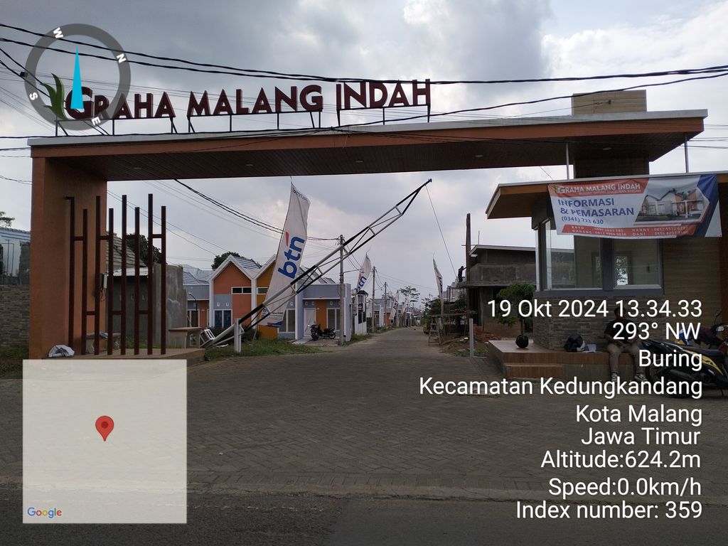foto gerbang perumahan GRAHA MALANG INDAH TAHAP 2