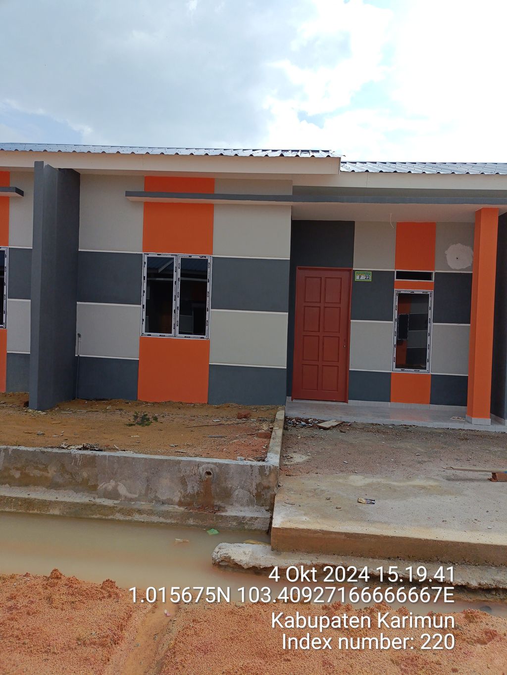 foto tampak rumah tipe 36 perumahan CITRA MAS II