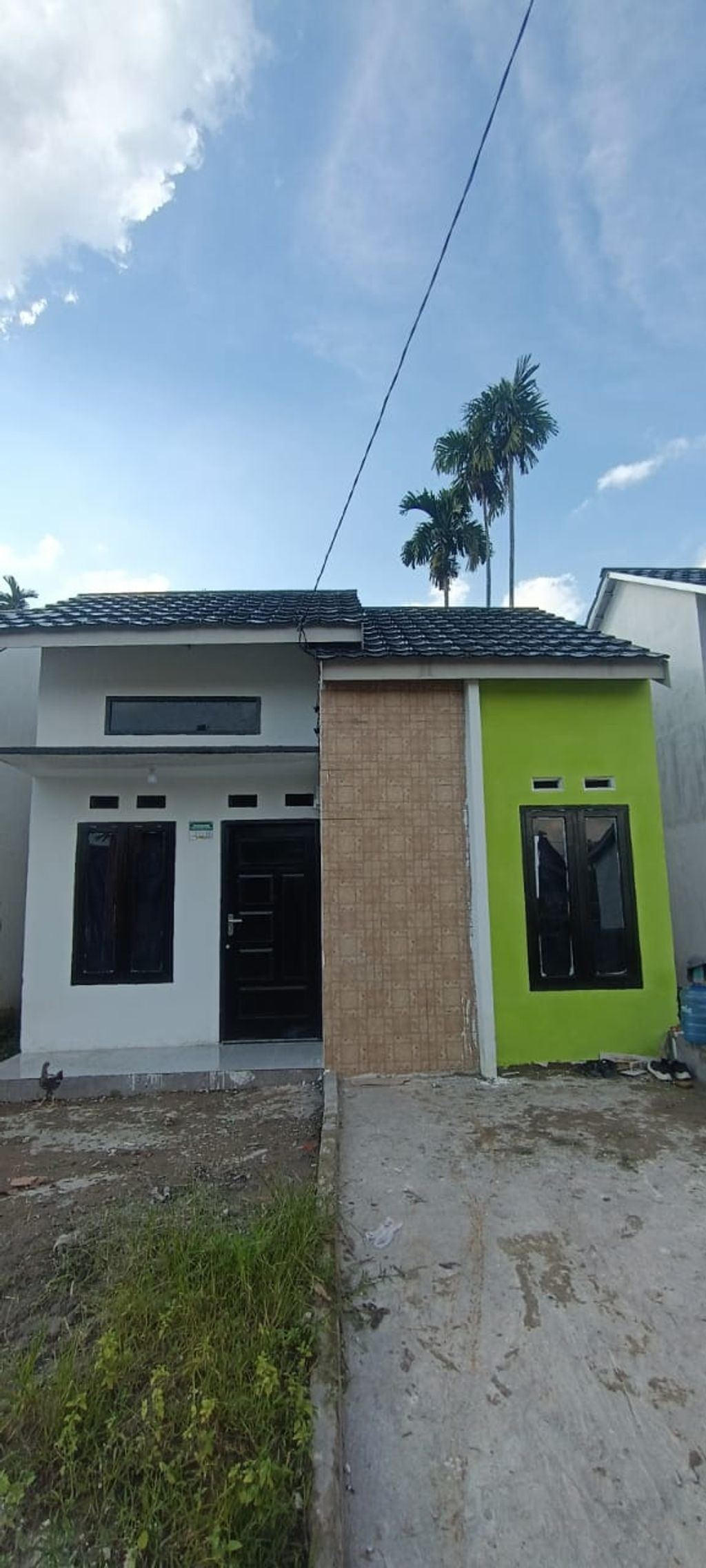 foto tampak rumah tipe 36 subsidi perumahan VILLA BERLIAN 1