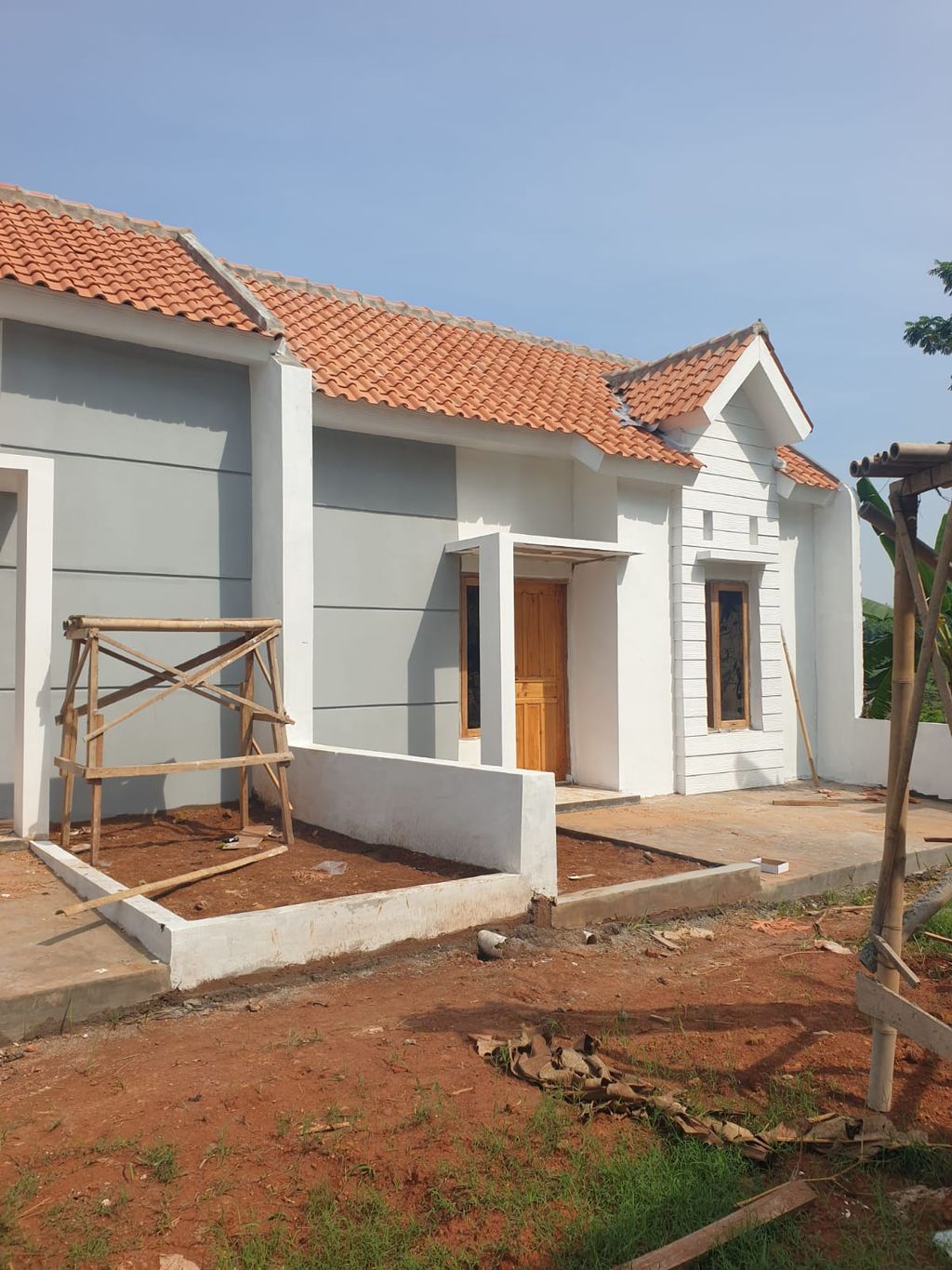 foto tampak rumah tipe 34 perumahan MEKAR AGUNG 5 RESIDENCE