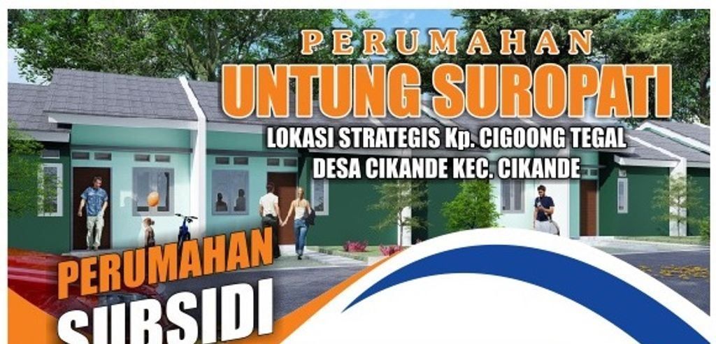 foto tampak rumah tipe 30/60 - 162 perumahan UNTUNG SUROPATI