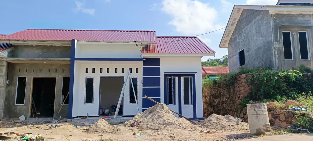 foto tampak rumah tipe 45 perumahan BUKIT INDAH LESTARI 5