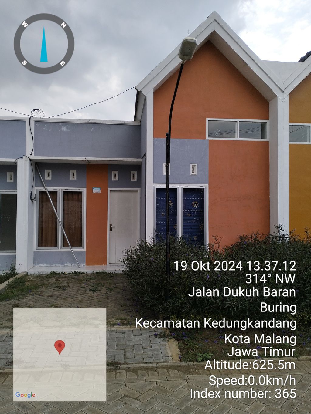 foto tampak rumah tipe RUMAH perumahan GRAHA MALANG INDAH PENGEMBANGAN