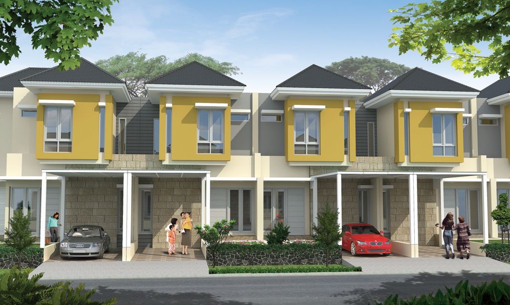 foto tampak rumah tipe 69/108 perumahan SA3.7-21 CLUSTER ADARA KHI
