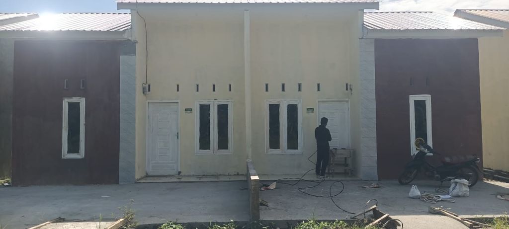 foto tampak rumah tipe SUBSIDI perumahan Perumahan Graha mutiara