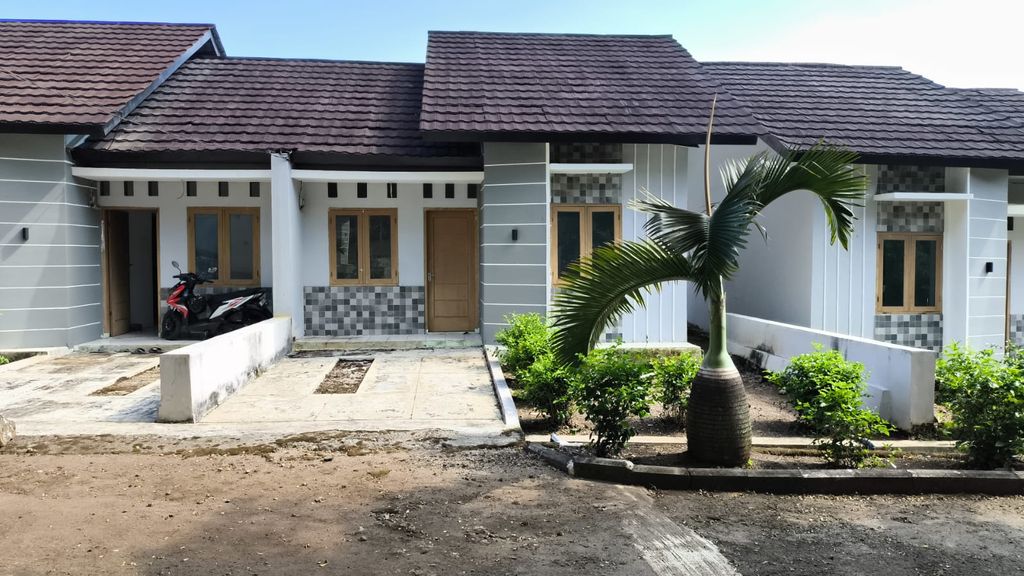 foto tampak rumah tipe A-6 perumahan Grand Pande Hill