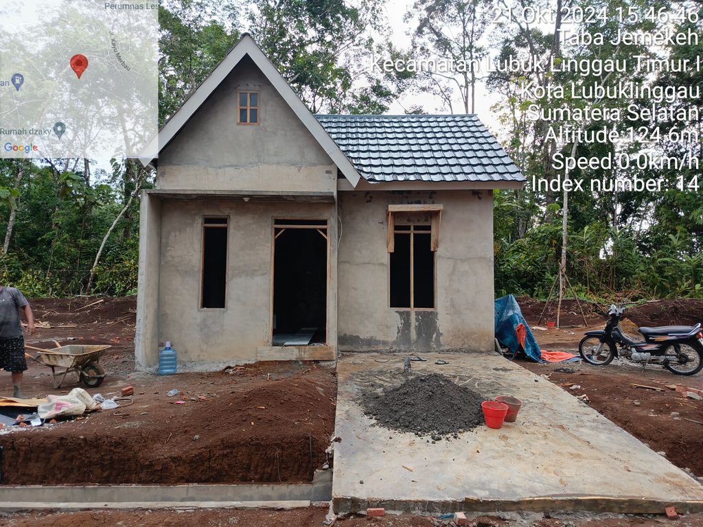 foto tampak rumah tipe 36/96 perumahan Cendrawasih Residence