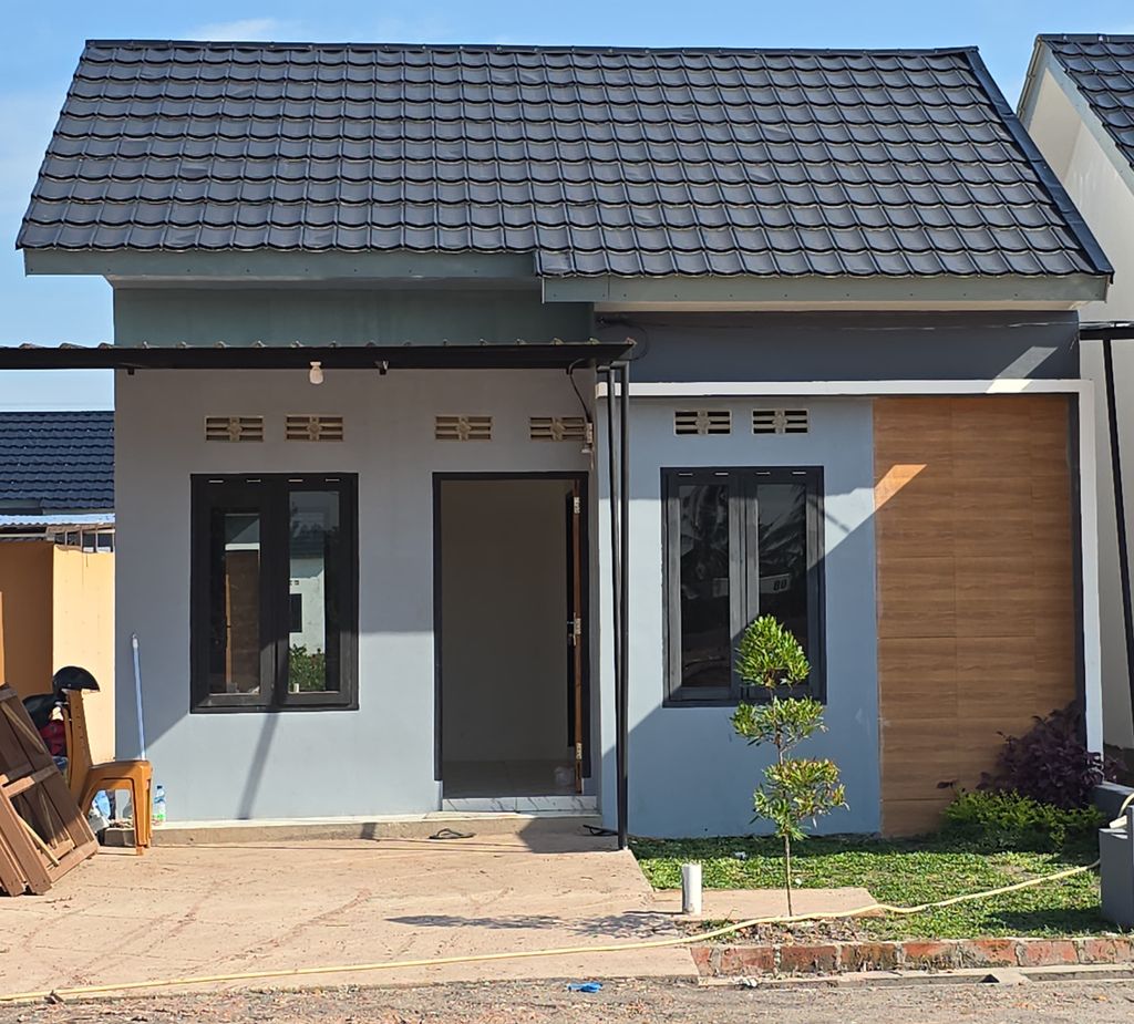 foto tampak rumah tipe 36/84 perumahan GOLDEN PREMIER INDRALAYA