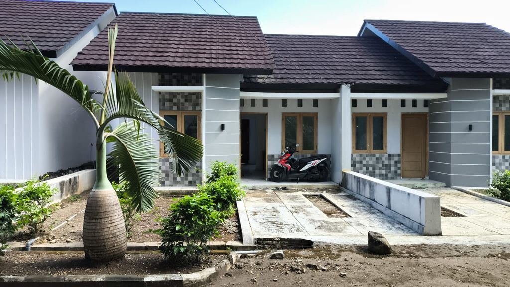 foto tampak rumah tipe A-5 perumahan Grand Pande Hill