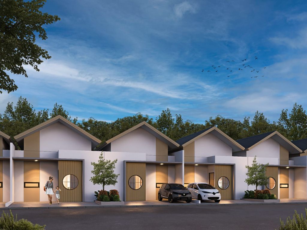 foto tampak rumah tipe KENZO perumahan CITRAGRAND GALESONG CITY ADITI