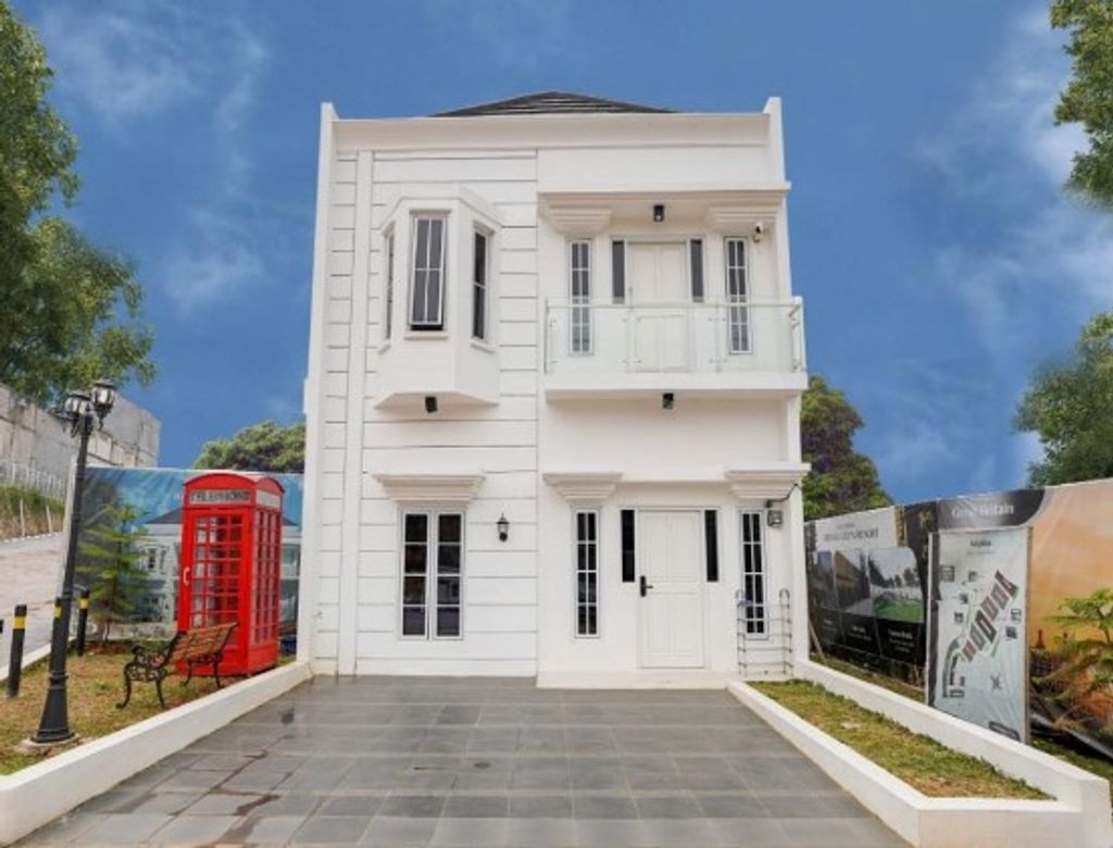 foto tampak rumah tipe 65/68 perumahan BRITANIA GREEN RESORT