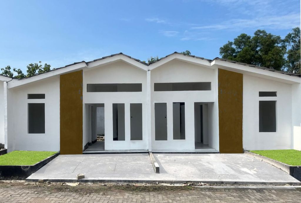 foto tampak rumah tipe SUBSIDI perumahan perumahan graha bukit jimbaran
