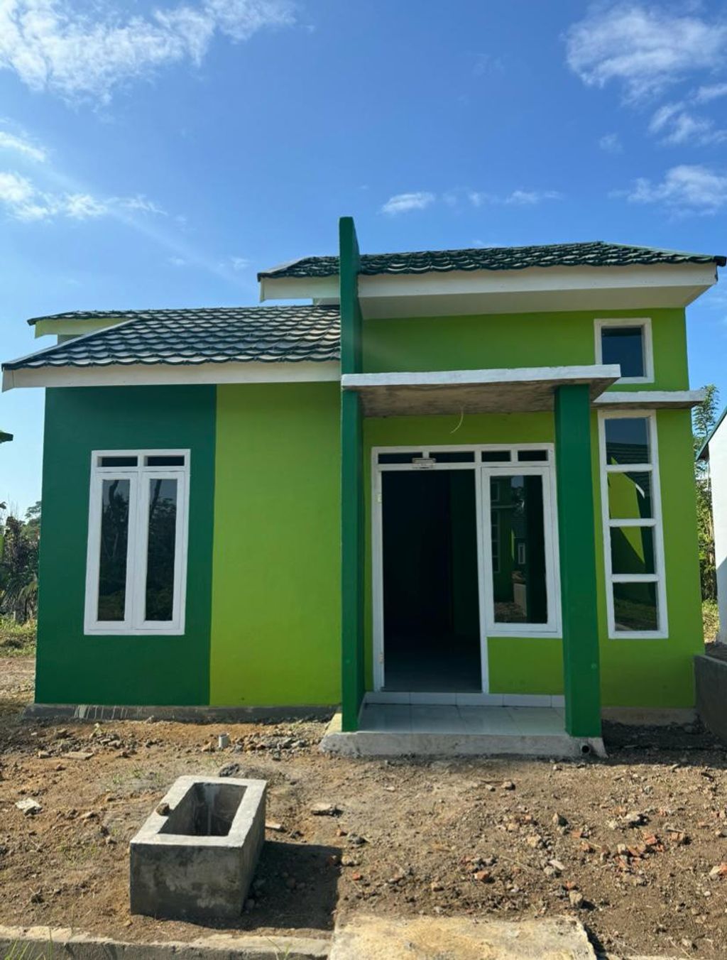 foto tampak rumah tipe 36. perumahan MUSI GREEN HILL 2