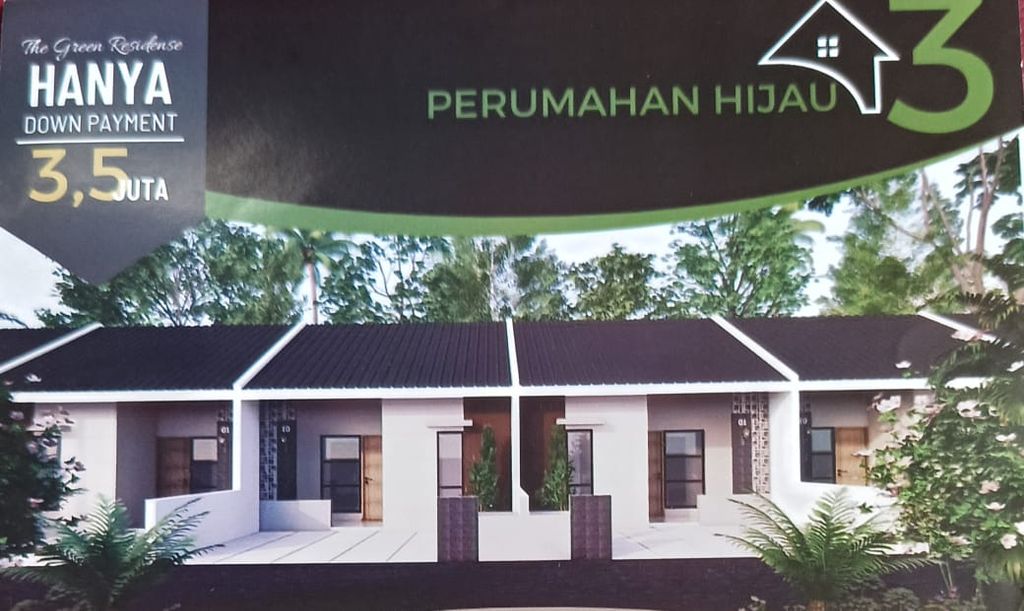 foto tampak rumah tipe 36/72 perumahan Perumahan Hijau 3