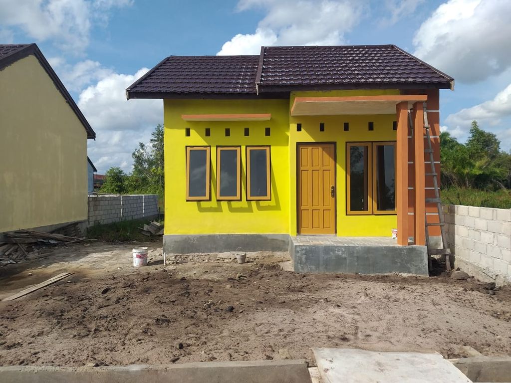 foto tampak rumah tipe 36 perumahan PESONA PASIR PANJANG