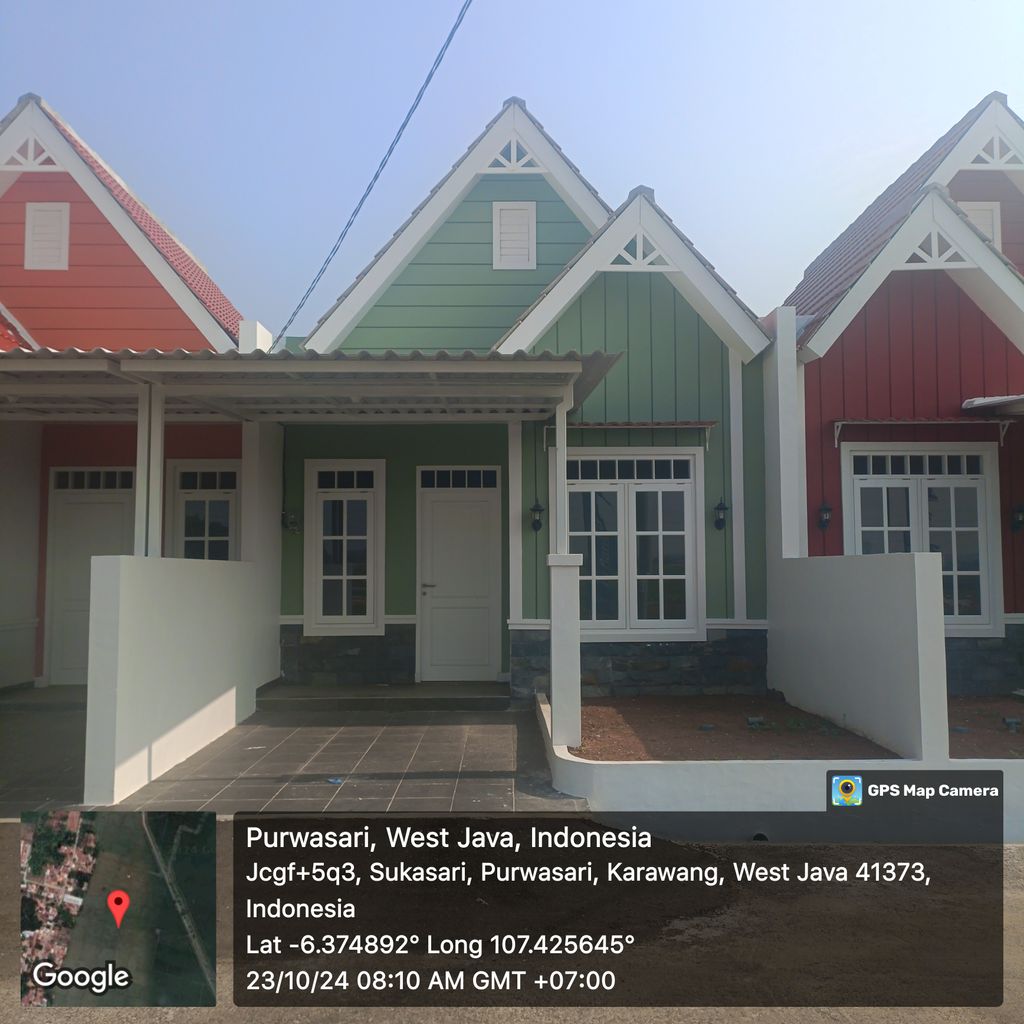 foto tampak rumah tipe 39/78 perumahan Perumahan Amerta Tegalsari