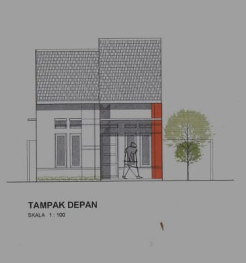 foto tampak rumah tipe 36 perumahan RAMBANG RESIDENCE