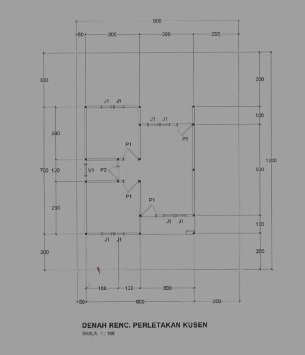 foto denah rumah tipe 36 perumahan RAMBANG RESIDENCE
