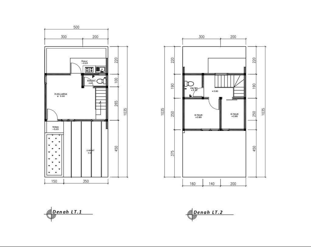 foto denah rumah tipe 41 Compact Classic Modern HC (2KT)(452) perumahan G-Land Cilengkrang Residence Blok G-I