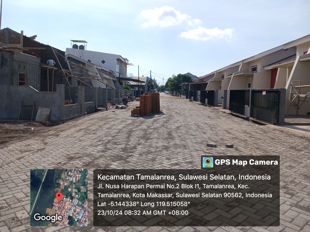 foto posisi tengah perumahan NUSA HARAPAN PERMAI tahap 3