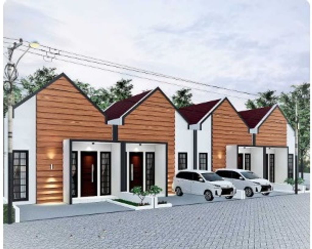foto tampak rumah tipe SUBSIDI perumahan Swiss Living