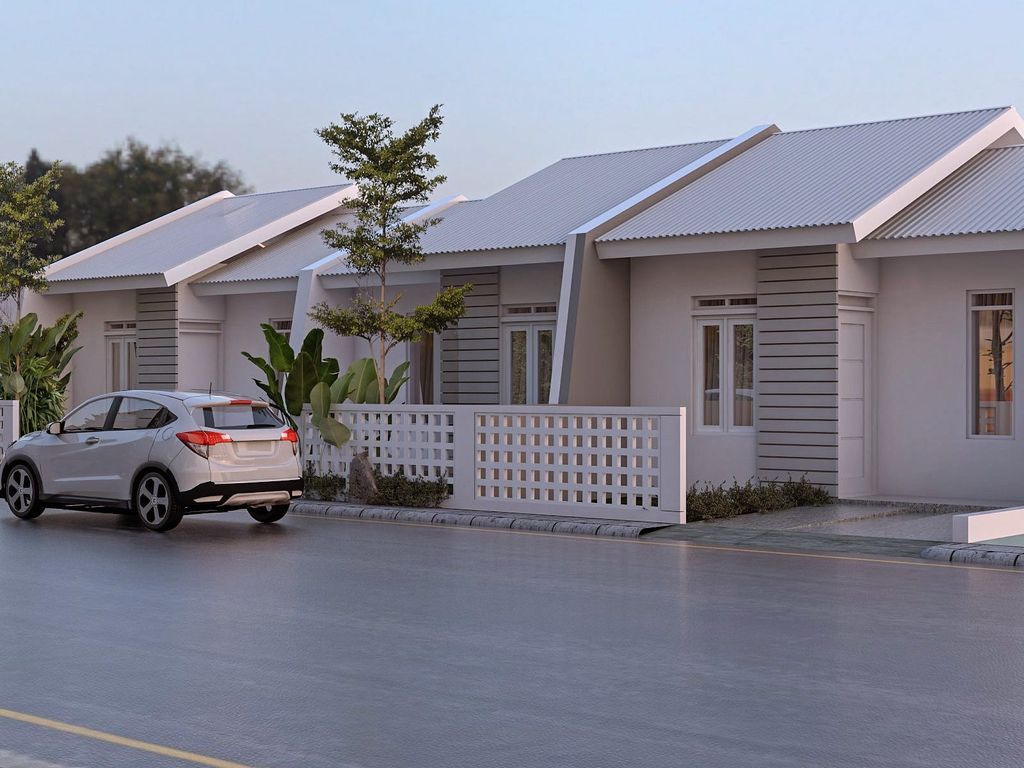 foto tampak rumah tipe 30/72 perumahan Sedhuta City 2