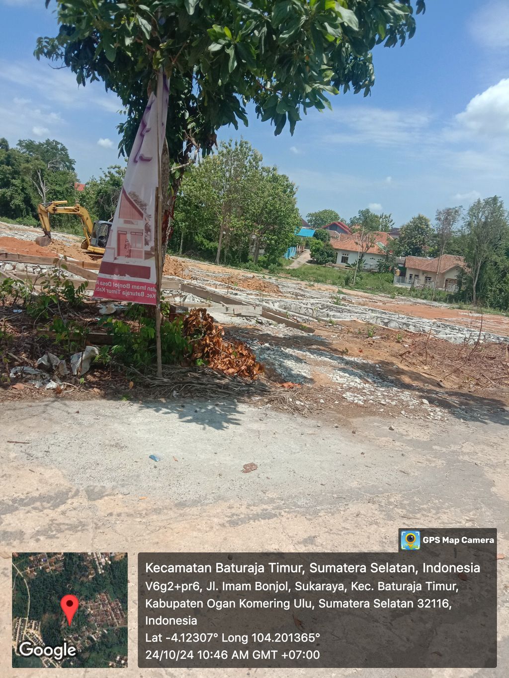 foto posisi tengah perumahan Villa Sankara Suite