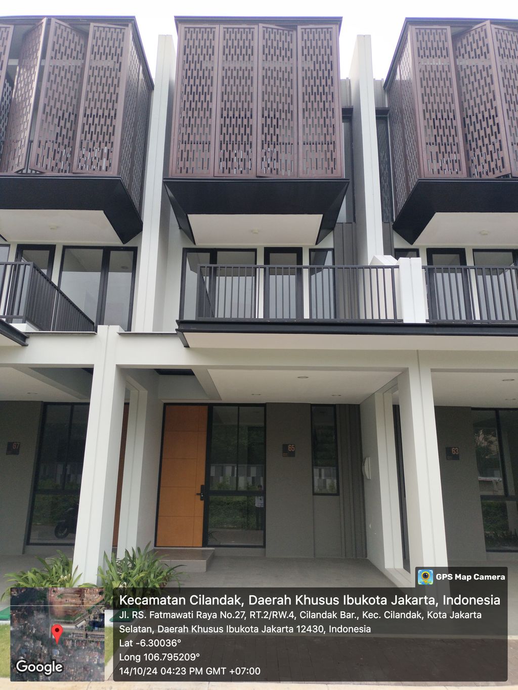 foto tampak rumah tipe Akasia perumahan CLUSTER BOTANY HILLS