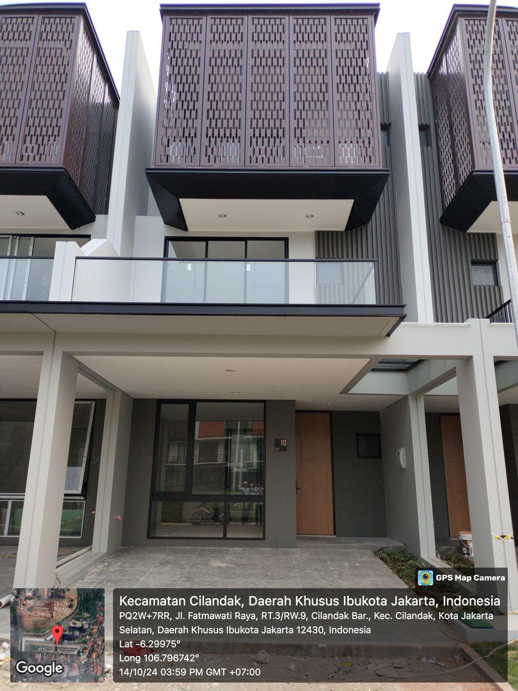 foto tampak rumah tipe Cendana perumahan CLUSTER BOTANY HILLS