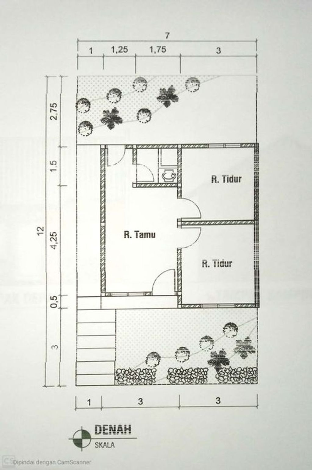 foto denah rumah tipe 36 perumahan ALAM TIRTA LESTARI tahap 1