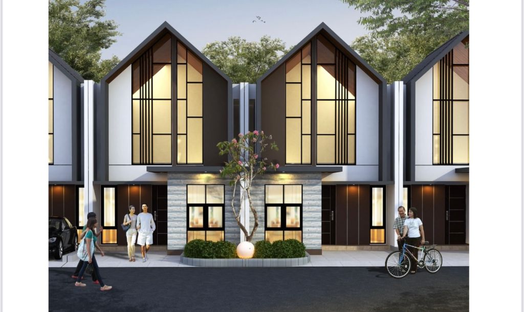 foto tampak rumah tipe META SAFIRA T.40/72 perumahan SAFIRA ARYANA